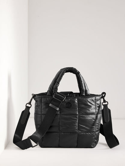 T BY TALBOTS QUILTED NYLON MINI TOTE