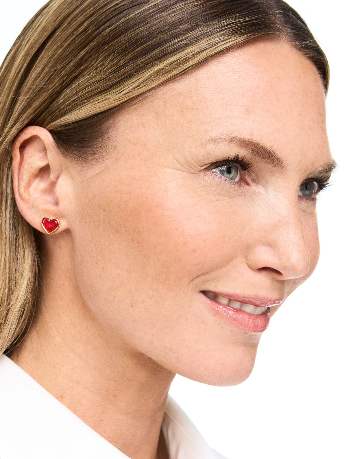ROMANTIC HEARTS STUD EARRING SET