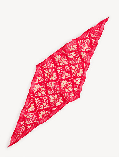 SIMPLE JACOBEAN DIAMOND SCARF