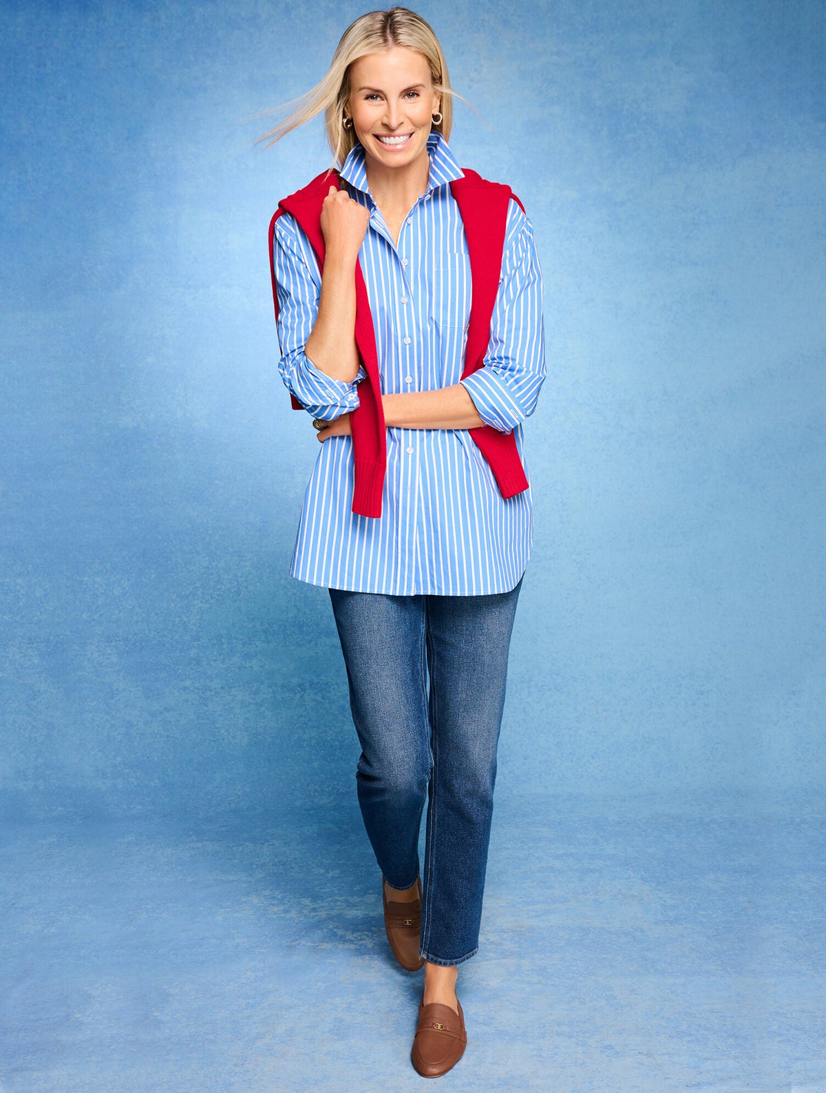 EVERYDAY RELAXED SHIRT - SAILOR STRIPE