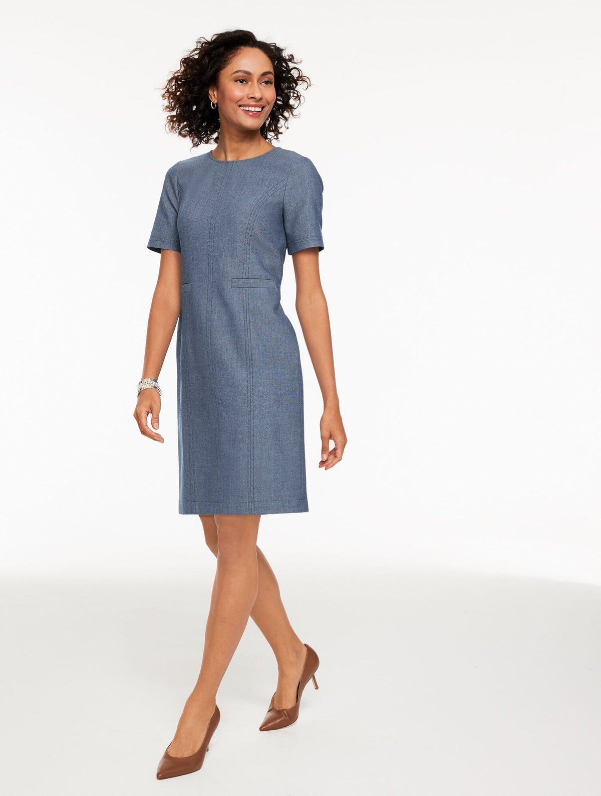 REFINED DENIM DRESS