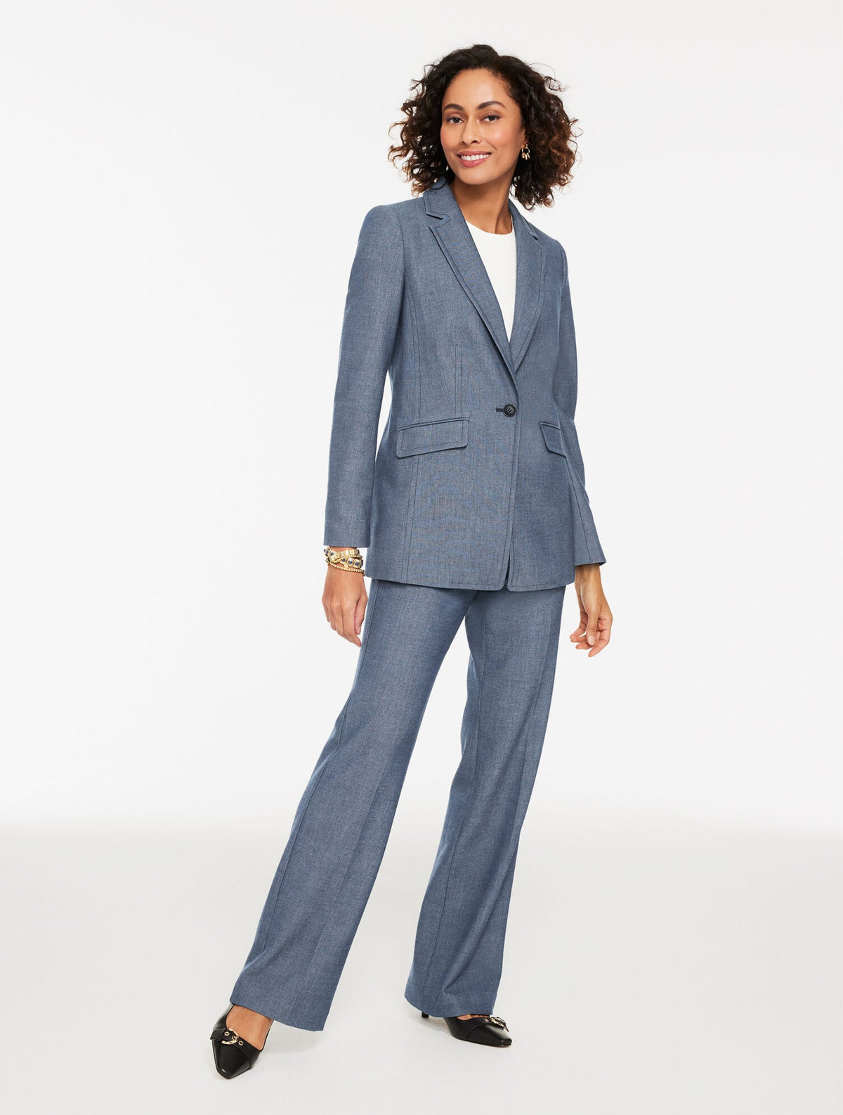 REFINED DENIM BLAZER