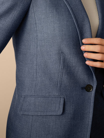 REFINED DENIM BLAZER