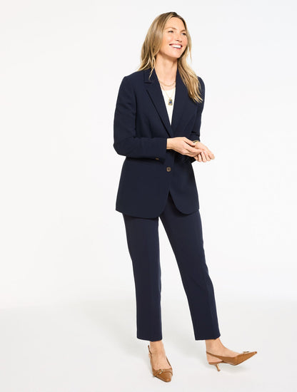 POLISHED CREPE BLAZER