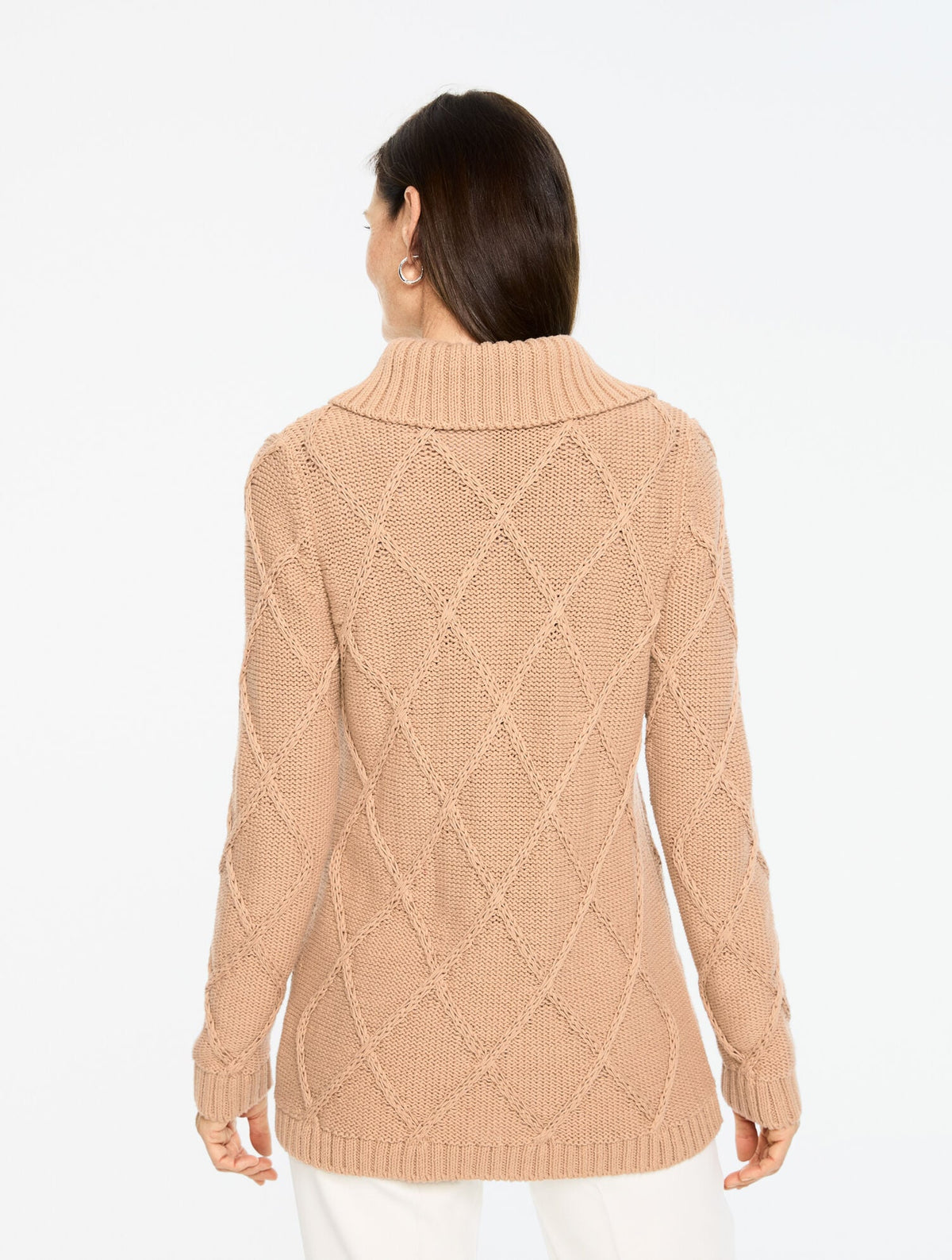 DIAMOND CABLE CARDIGAN