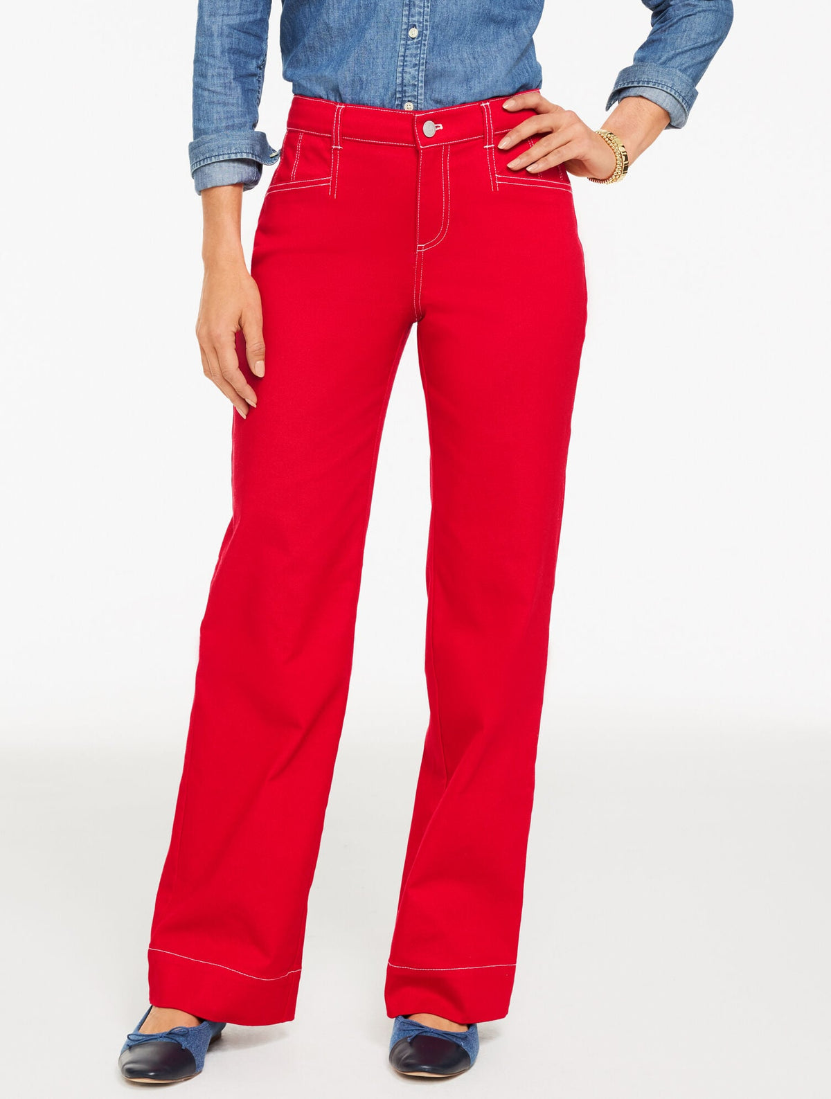 CLASSIC JEAN TROUSERS - DARTED