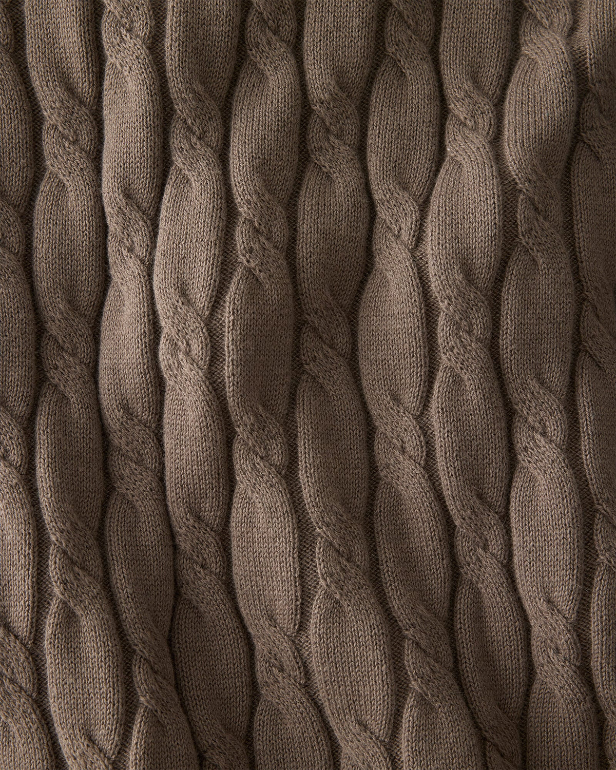 ORGANIC COTTON CASHMERE CABLE CARDIGAN