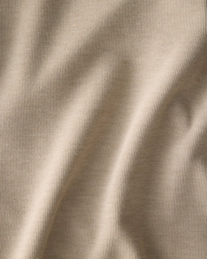 DOUBLE KNIT SPLIT NECK TOP