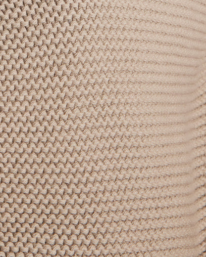 ORGANIC COTTON LINK STITCH CARDIGAN