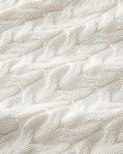ORGANIC COTTON MOCK NECK SWEATER