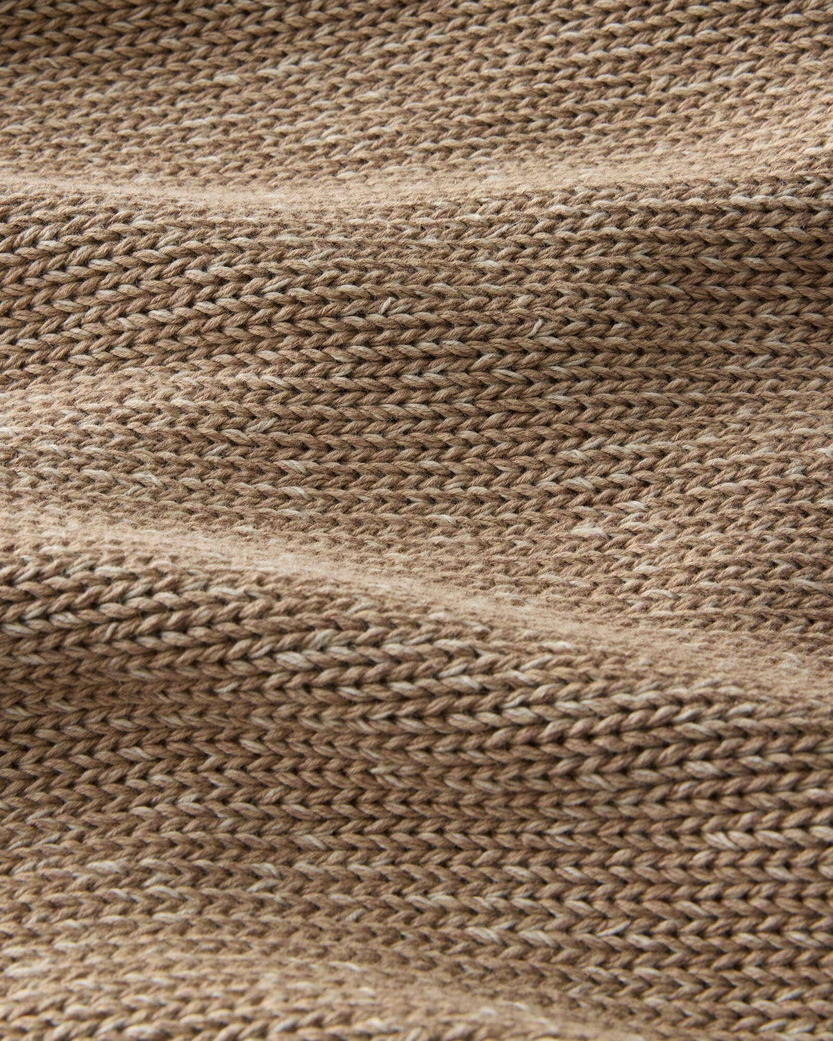 ORGANIC COTTON LINEN PLAITED V-NECK CARDIGAN