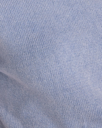 ORGANIC COTTON ROLL NECK CARDIGAN