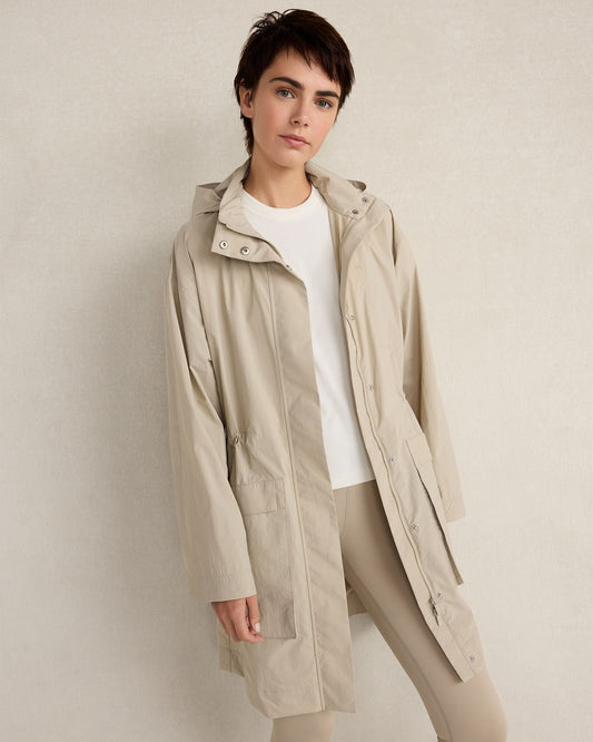CRINKLE NYLON PACKABLE JACKET