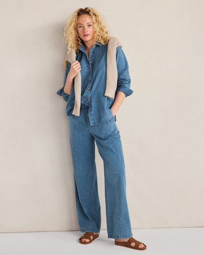 THE DAILY SHIRT IN ORGANIC COTTON DENIM