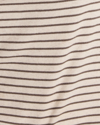 ORGANIC COTTON STRIPED RACERBACK TANK