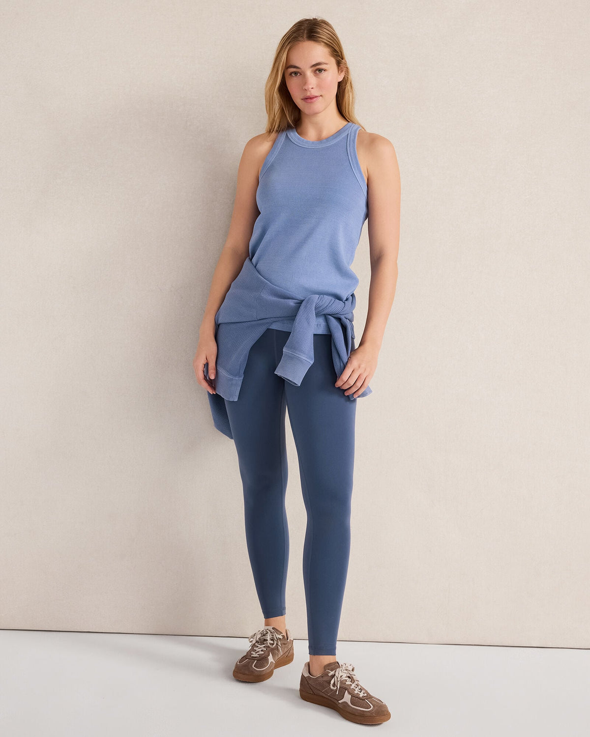GARMENT-DYED ORGANIC COTTON RACERBACK TANK