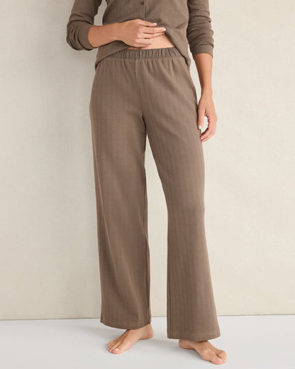 ORGANIC COTTON POINTELLE PANTS