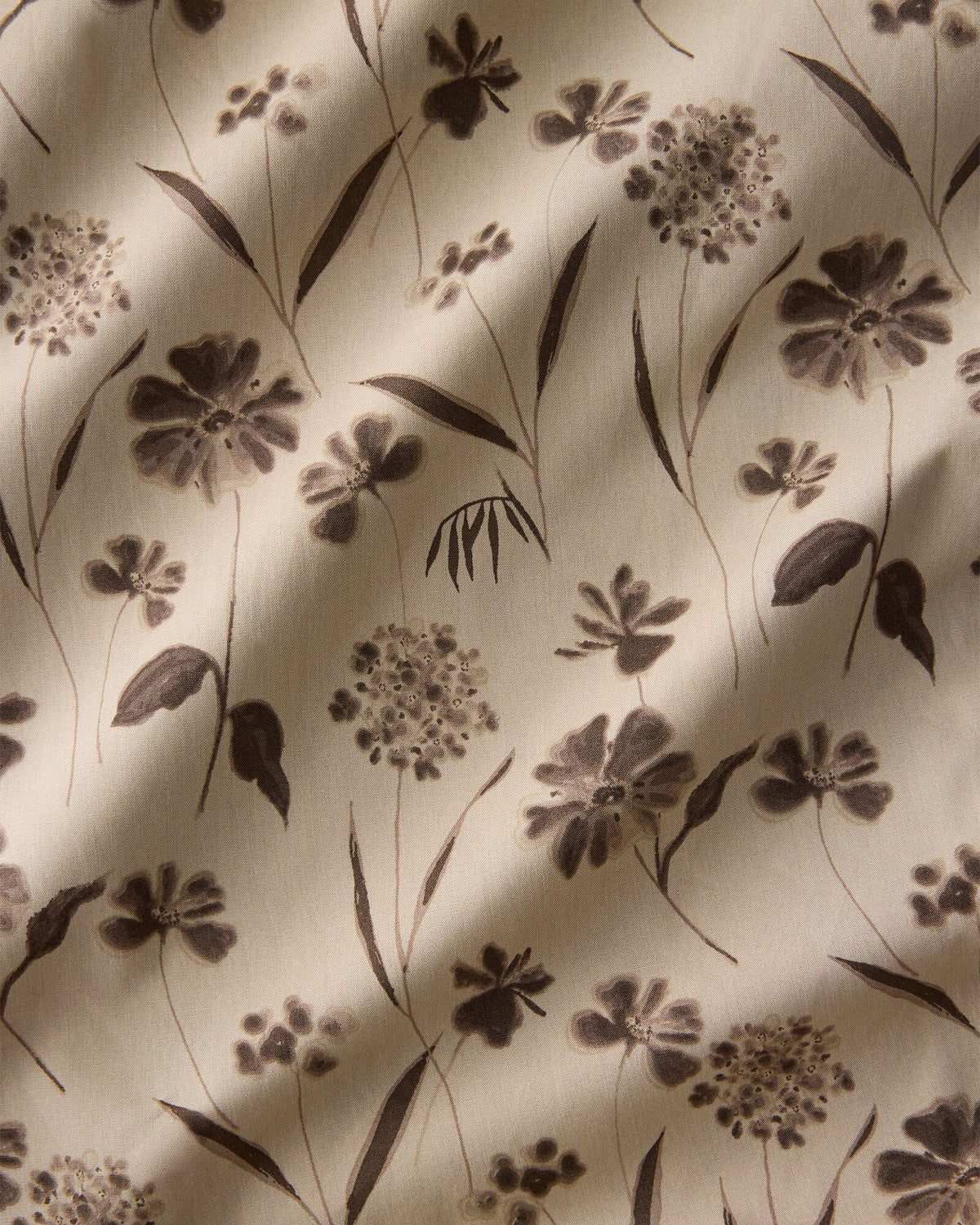 ORGANIC COTTON POPLIN SCATTERED FLORAL PAJAMA PANTS