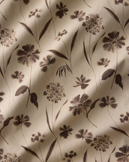 ORGANIC COTTON POPLIN SCATTERED FLORAL PAJAMA PANTS