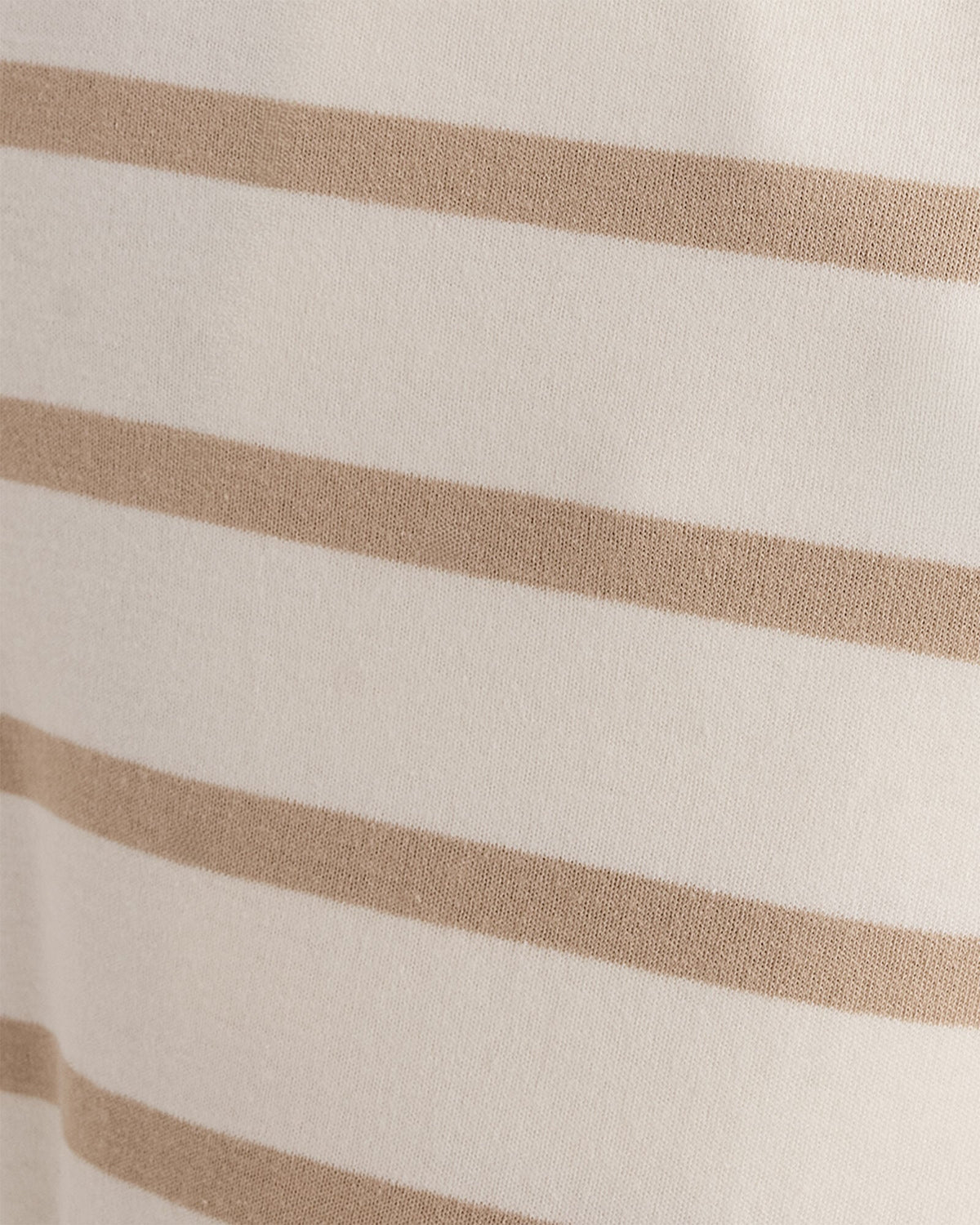 BRUSHED COTTON INTERLOCK STRIPE PANTS