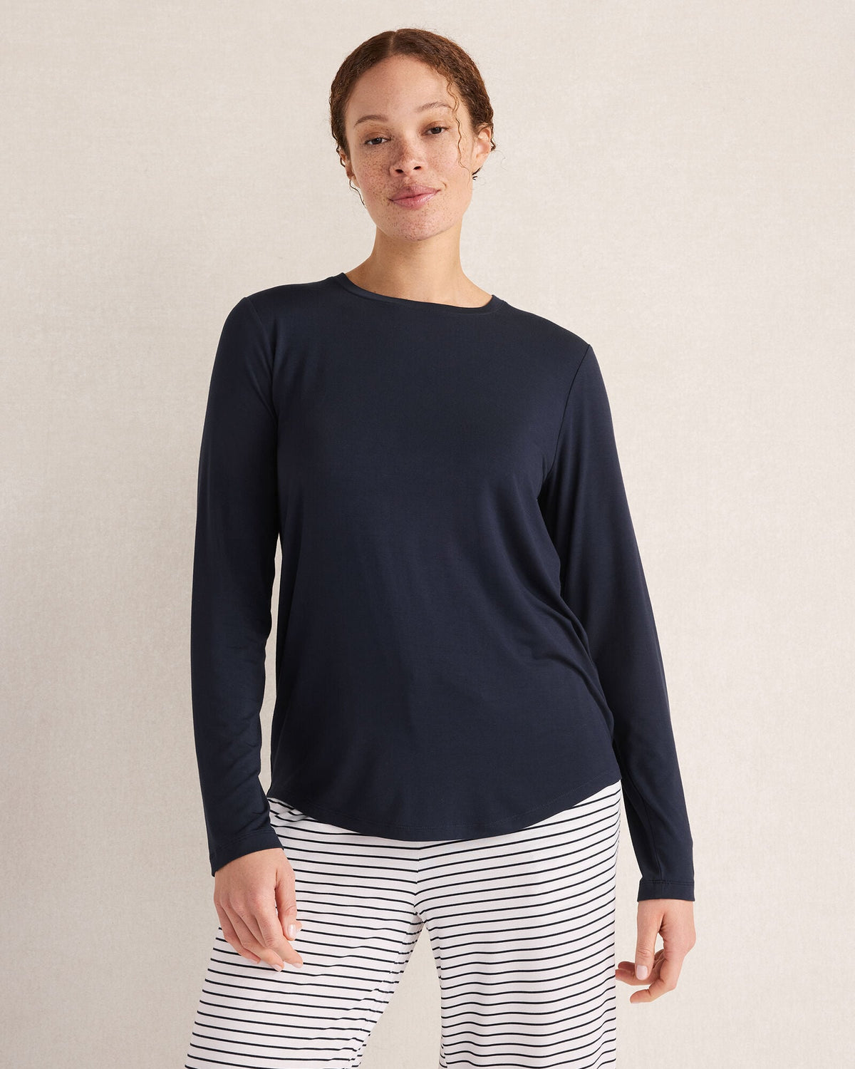 CALM & COOL LONG SLEEVE PAJAMA TOP