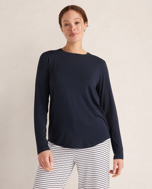 CALM & COOL LONG SLEEVE PAJAMA TOP