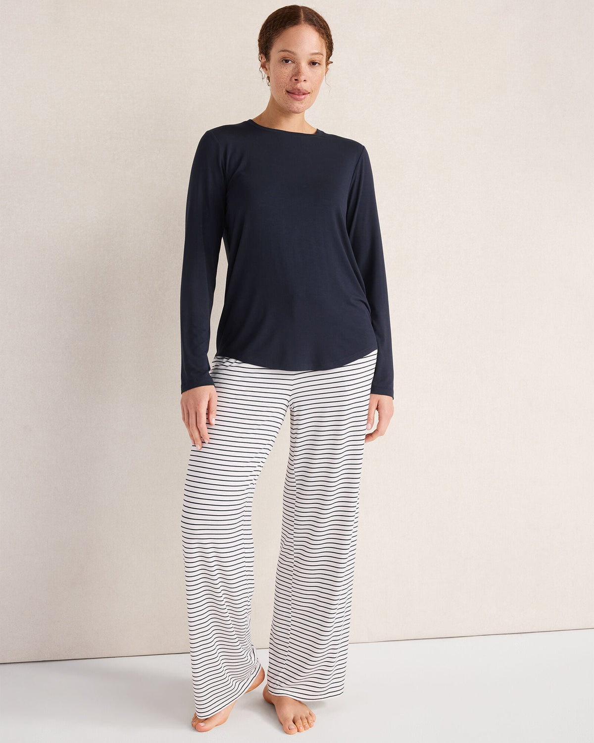 CALM & COOL LONG SLEEVE PAJAMA TOP